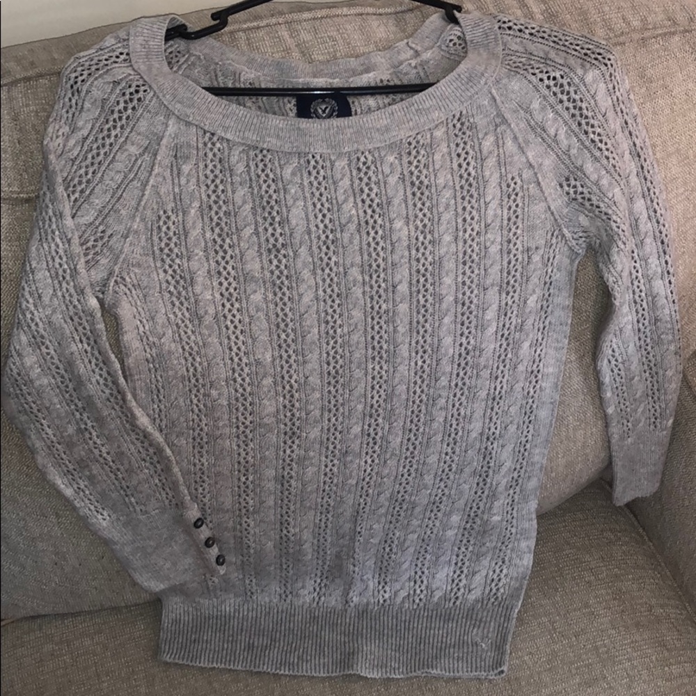 American Eagle Cable Knit Sweater